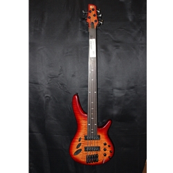 Ibanez SRD905FBTL SR Bass Workshop 5str Electric Bass - Fretless - Brown Topaz Burst Low Gloss