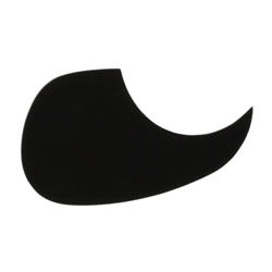 AllParts PG-0090-0223 PG-0090 Thin Acoustic Pickguard with Adhesive Backing Black