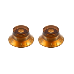 AllParts PK-0140-022 PK-0140 Set of 2 Vintage-style Bell Knobs
Amber