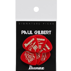 Ibanez B1000PGCA Paul Gilbert signature Picks Red