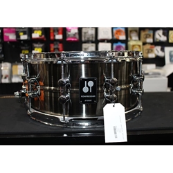 Sonor Sonor Kompressor Snare Drum, 14" x 6.5", Brass, Power Hoops, Black Nickel plated - Brass