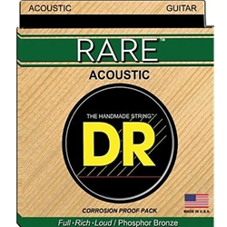 DR Strings RARE™ - Phosphor Bronze Acoustic Guitar Strings: Extra Light 10-48