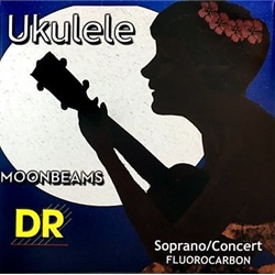 Dr Strings MOONBEAM™ - CLEAR FLUOROCARBON Soprano/Concert Ukulele Strings