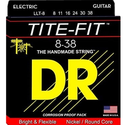 DR Strings TITE-FIT™ - Nickel Plated Electric Guitar Strings: Extra Light 8-38