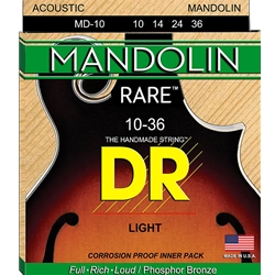 DR Strings RARE™ - Phosphor Bronze Mandolin Strings: Light 10-36