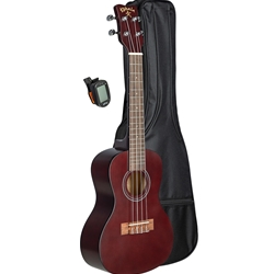 Kohala Player Pack ConcertPacks Include:• Clip-on Tuner• Padded gig bagUkulele has:• Satin finish• Metal tuners• Aquila strings• Ltd Lifetime Warranty