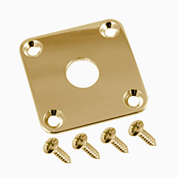 Gotoh Square Jackplate for Les Paul gold