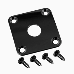 Gotoh Square Jackplate for Les Paul Black