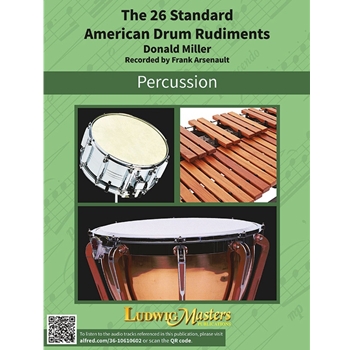 Alfred 10610602 The 26 Standard American Drum Rudiments