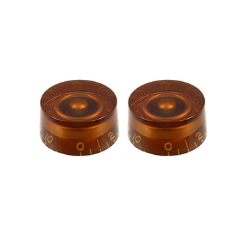 AllParts PK-0130-022 PK-0130 Set of 2 Vintage-style Speed Knobs
Amber
Speed knobs (2), vintage style numbers, fits USA split shaft pots.