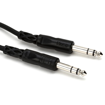 Hosa CSS-110 Balanced Interconnect Cable - 1/4-inch TRS Male to 1/4-inch TRS Male - 10 foot