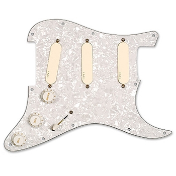 EMG DG20 Ivory DG20- SA/SA/SA Ivory 3 Ply White Pearloid Pickguard