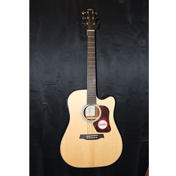 Walden Natura Solid Spruce Top Dreadnought Acoustic Cutaway-Electric Open Pore Satin Natural