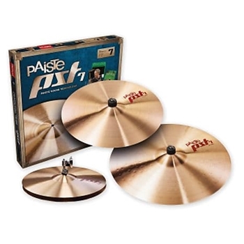 Paiste PST 7 Universal Set (14/16/20)14″ Hi-Hat, 16″ Crash, 20″ Ride