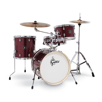 Gretsch Energy 4 Piece Street Kit With Hardware (18/12/14/14SN)Ruby Sparkle