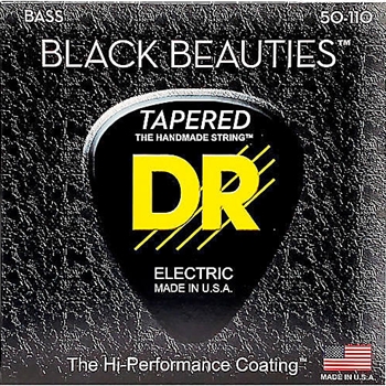 DR Strings Black Beauty Bass 4-String Tapered 50/110