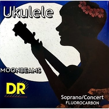 Dr Strings MOONBEAM™ - CLEAR FLUOROCARBON Soprano/Concert Ukulele Strings