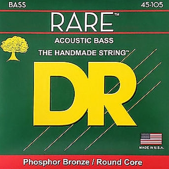 DR Strings RARE™ - Phosphor Bronze Acoustic Bass Strings: Medium 45-105