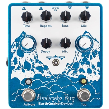 EarthQuaker Devices Avalanche Run Stereo Delay & Reverb with Tap Tempo V2