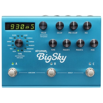 Strymon BigSky Reverberator Multi-reverb